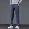 Calças Casuais Masculinas 2026 Novo Verão Estilo Business Coreano Slim Fit Versátil Calças Longas