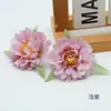 Kit de Materiales DIY de Flores Artificiales con Peonías Pequeñas en Estilo Bosque, Flores de Seda para Accesorios de Cabello Hanfu, Flores Decorativas para Arreglos de Boda