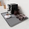 Amazon Máquina de Café Explosiva Bandeja de Gotejamento Tapete Protetor de Silicone Antiderrapante Porta-Copos Multifuncional Isolamento Térmico Tapete de Drenagem