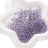 Riego por goteo de agua pintura plateada vidrio de súper alta calidad cuentas de arroz DIY hecho a mano casero material para pulsera collar con cuentas adorno