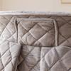 Falda Nueva y Elegante para Cubierta de Hoguera, Hermosa Cubierta para Mesa de Hoguera con Forro de Felpa, Cubierta Gruesa Redonda para Mesa Calefactora, Cubierta Redonda Grande