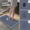 Alfombrilla absorbente para baño con diatomeas suaves, antideslizante, de secado rápido, para puerta de inodoro y hogar