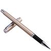 Deli/Deli S82 Pluma de Gel Metálica Grabado Negro 0.5mm Punta Redonda Pluma de Agua Pluma de Firma para Oficina