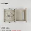 5-72-1: 90*85*40MM Tampa Frontal com Janela Plástico Caixa à Prova d'Água Recipiente para Transmissor de Temperatura e Umidade