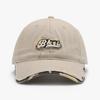 Gorra de béisbol de copa suave lavada para mujer, versátil para exteriores, con parche tridimensional bordado, estilo europeo y americano transfronterizo, para hombres con circunferencia de cabeza grande
