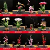 Decoración de Presentación de Sashimi Estilo Occidental de Hotel con Bordes Florales, Decoración Creativa de Plato Floral, Adornos Artísticos para Platos Fríos