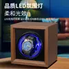 Caja Giratoria Automática Mecánica para Relojes de Nogal Negro Dispositivo Giratorio Eléctrico para Relojes Giratorio para Relojes Unisex