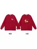 Suéteres de Pareja para Año Nuevo, Estilos de Otoño e Invierno, Serie Roja, Año del Caballo 2026, Ropa Festiva para Nochevieja, Suéteres de Punto