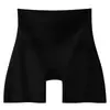 Shorts de Segurança Sem Costura Cintura Alta Controle de Barriga Shorts de Segurança Cruzado Dois em Um Boxer de Segurança para Mulheres