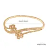 Pulsera de Trébol de Cuatro Hojas Nueva Versión Coreana Transfronteriza, Personalizada y Versátil, Pulsera con Hebilla Cuadrada de Circonita Incrustada con Diamantes, de Alta Gama y Versátil