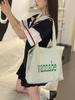 Bolsa de Lona de Nylon para Estudiantes Universitarios Clase Simple Combinable de Hombro para Mujer Verano 2025 Nueva Bolso Tote de Gran Capacidad