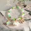 Pulsera de Ópalo Mariposa para Mujer de Nicho de Lujo Ligero de Alta Gama con Cuentas de Cristal al por Mayor Colgante Accesorios Yiwu Nuevo