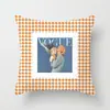 Fronha Estilo Ins Decoração Suave para Casa Almofada de Cabeceira de Cama Almofada de Assento de Escritório Design de Imagem Dormir de Lado