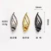 Conch Hollow Botões Decorativos de Duas Pernas Estilo Pequeno Fragrância Botões de Casaco Roupas Jaqueta Corta-vento Roupa Externa Suéter Malha Botões de Metal