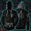 Moletom com Zíper 3D Capitão América Vingadores 4 cosplay Anime Mercadoria Blusa