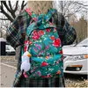 Mochila com Estampa Floral Nordestina, Mochila Escolar com Zíper Estilo Étnico, Mochila para Estudante Universitária Feminina, Estilo Tendência Nacional, Casual de Primavera