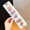 Grampo de cabelo feminino, acessórios de cabelo infantis, grampo fofo, chapéu, popular na internet, novo estilo, grampo de cabelo, franja para meninas, grampo de cabelo lateral quebrado