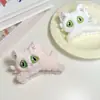 Versión coreana 2024 de clip de gato tridimensional de peluche lindo clip de tiburón para el cabello clip para el cabello clip para el cabello parte posterior de la cabeza de los niños