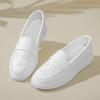 Zapatos de Enfermera para Mujer, Suela Blanda, Transpirables, Antideslizantes, Cómodos para el Trabajo, Nuevo Modelo 2026, Especialmente Diseñados para Profesionales Médicos, Zapatos Blancos sin Cordones