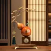 Adornos de Calabaza Doble Fulu Estilo Chino Nuevo Decoración de Pantalla de Entrada de Sala de Estar de Gama Alta Regalo de Mudanza de Oficina Casa Nueva
