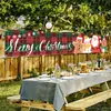 Amazon Transfronterizo Nuevo Banner de Bandera para Fiesta de Navidad Decoraciones de Atmósfera para Escena de Patio Festivo Decoraciones