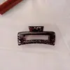 Novo Presilha de Garra Estampa de Leopardo de Alta Qualidade Garra de Cabelo Retrô Feminina Versátil Para Prender o Cabelo na Parte de Trás da Cabeça Presilha Tubarão Presilha de Cabelo Acessórios de Cabelo