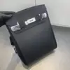 26 Modelos Nuevos de Bolso de Pecho de Piel de Vaca de Primera Capa Togo con Cerradura Cuadrada, Riñonera Unisex de Piel Genuina, Bolso Cruzado para Hombro, Mochila de Moda