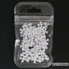 Decoraciones para Uñas de Cruz Gótica de 12 Piezas, Populares Decoraciones para Uñas de Resina 3D en Relieve Rosa Natural Puro
