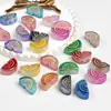 Hilo de Cuentas Arcoíris con Agujeros para Manualidades DIY, Accesorios de Pulseras Coloridas y Materiales de Hilo