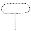 Moda Europea y Americana Sexy Cadena Cinturón Simple Estrella Cadena de Cintura Estilo Callejero de Mujer Moderna Cadena de Cintura de una Sola Capa Cadena Corporal