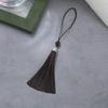 Pingente de leque redondo estilo antigo borla 8cm borla pequena marcador borla roupas joias acessórios faça você mesmo com contas borlas