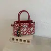Bolso de Mano de Moda para Mujer 2026 Nuevo Estilo Coreano Moda Alta Calidad Texturizado Estampado Pequeño Cuadrado Bolso Vintage