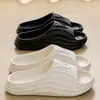 Chinelos de EVA para homens, sandálias de calçar para uso externo para mulheres, sandálias de praia femininas, chinelos fechados femininos, sapatos de casa