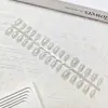 Tiras de Unha Vestíveis Eletrodepositadas Ultravioleta Olho de Gato, 30 Peças, Tiras de Unha Vestíveis Codificadas, Tiras para Atacado, Tiras de Unha Pré-Fabricadas Personalizadas