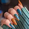 Uñas Postizas de Forma Almendrada de Longitud Media Venta al por Mayor Productos de Uñas Terminados Pegatinas para Uñas Transfronterizas Piezas de Uñas Desgastables de Gama Alta