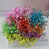 Buquê de flores secas gypsophila, decoração de sala de estar, arranjo de flores frescas, flor real, seco ao ar, natural, decoração de quarto e casa.