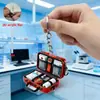 Llavero Colgante Popular Transfronterizo de Acrílico con Diseño Plano Botiquín de Primeros Auxilios Médico Decoración Navideña de Oficina