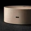 Luz Nocturna Pequeña 3D Estilo Chino, Regalo Recargable de Madera Maciza con Acrílico Redondo Grabado, Regalo del Festival del Medio Otoño, Regalo Corporativo del Festival del Medio Otoño