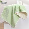 Fabricante de Toallas de Coral Fleece al por Mayor Toalla Facial Gruesa con Borde Liso Suave Absorbente Bloques de Color Estilo Pareja Venta Caliente Transfronteriza