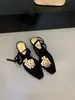 Sandalias de cuña retro de diseñador de moda con una sola tira, sandalias de tanga de tacón de gatito con tira fina estilo coreano para mujer