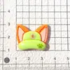 Gato de Dibujos Animados Pata de Animal Donut DIY Pegamento de Crema Pasador Accesorios de Resina Funda de Teléfono Llavero Pegatina para Taza de Agua