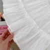 2025 Verano Bebé Niña Conjunto de Hermanas Moda Bebé Manga Corta Harem Solapa de Encaje Bolsa Vestido Fart Vestido de Niña