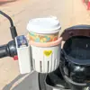 Soporte para vaso de agua para patinete eléctrico pequeño adorno q parachoques soporte para teléfono de té con leche carrito de bebé dos ruedas almacenamiento hervidor