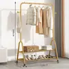 Perchero de pie personalizado para uso en interiores, perchero simple para dormitorio, uso doméstico, tendedero para dormitorio de estudiantes