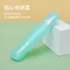 Al por mayor transfronterizo Bebé Fruta Raspador de Doble Cabeza Cuchara Acero Inoxidable 304 Cuchara Raspador de Manzana Bebé Silicona Suave Cuchara de Alimentación