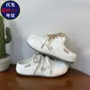 Zapatos de entrenamiento retro alemanes de nicho para mujer, nuevos zapatos de verano 2026 para mujer, sandalias versátiles deportivas casuales de suela gruesa blanca