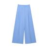 Ropa de Mujer Europea y Americana de Comercio Exterior Transfronterizo de Aliexpress 2025 Verano Nueva Moda Top sin Tirantes Abotonado con Pantalones Doble Plisado
