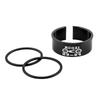 Manguito reductor de eje central integrado para bicicleta de montaña MUQZI, 24 vueltas, 22 mm, manguito de conversión de anillo reductor de eje central para bicicleta
