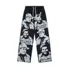 Dropshipping Transfronterizo 2026 Primavera/Verano Nuevo Estilo Que Es Estampado de Letras Casual Holgado Pantalones Cortos Unisex Pantalones Cortos de Playa