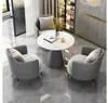 Juego Sencillo de Sofá Individual y Mesa de Centro para Ocio, Recepción de Hotel, Oficina, Oficina de Ventas, Mesa y Sillas de Reunión, Salón de Belleza